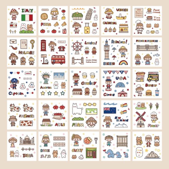 Globetrotting Stickers - Picture 2 of 5